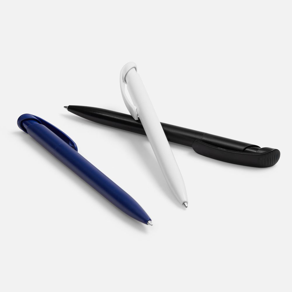 картинка Ручка шариковая Clear Solid, синяя от магазина Одежда+