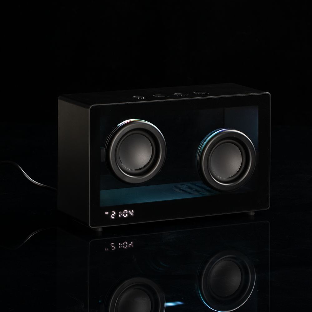 картинка Bluetooth-колонка со светомузыкой Sensofonic, черная от магазина Одежда+