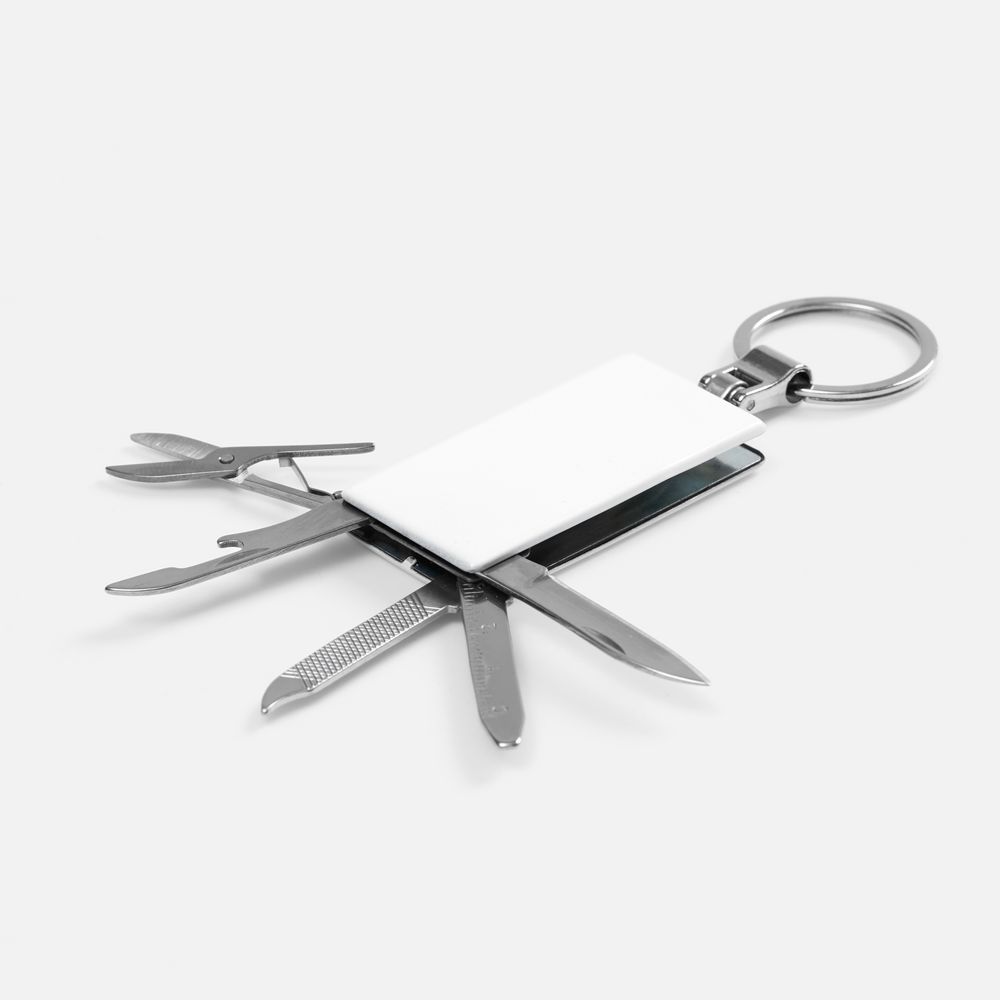 картинка Брелок-мультитул Toolful, белый от магазина Одежда+