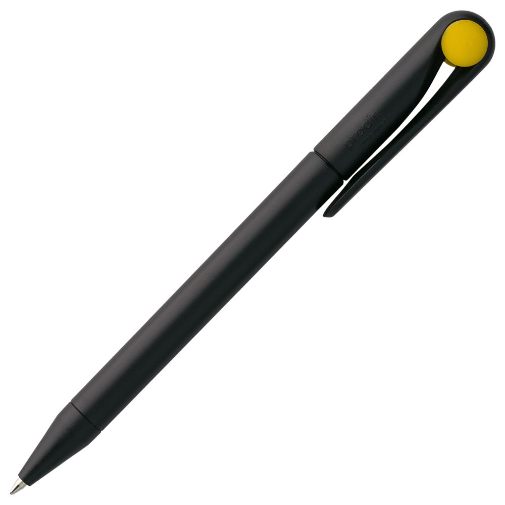 картинка Ручка шариковая Prodir DS1 TMM Dot, черная с желтым от магазина Одежда+