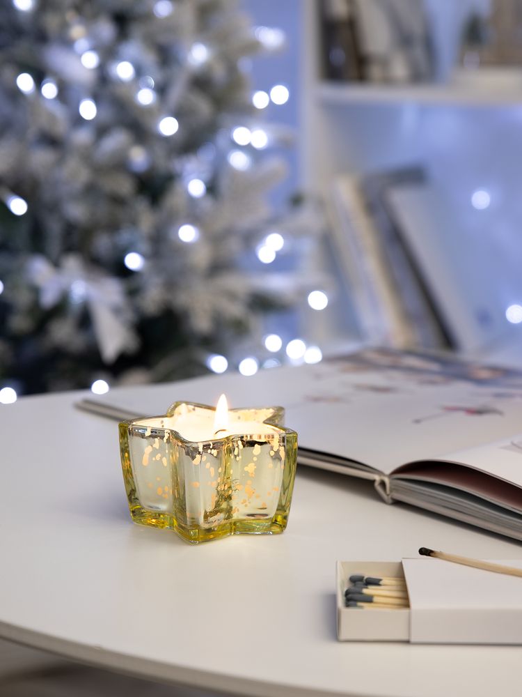 картинка Свеча Wishlight, золотистая от магазина Одежда+