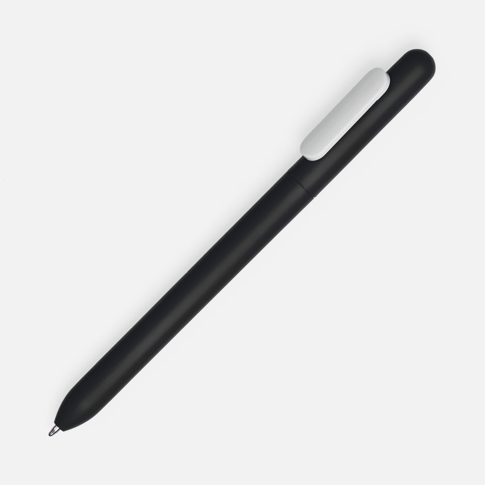картинка Ручка шариковая Swiper Soft Touch, черная с белым от магазина Одежда+