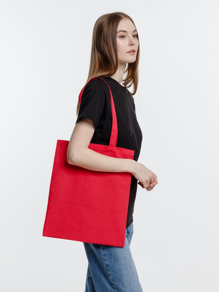 картинка Холщовая сумка Neat 140, красная от магазина Одежда+