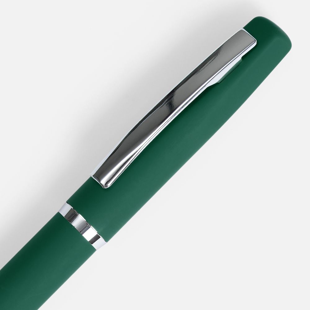 картинка Ручка шариковая Bolt Soft Touch, зеленая от магазина Одежда+