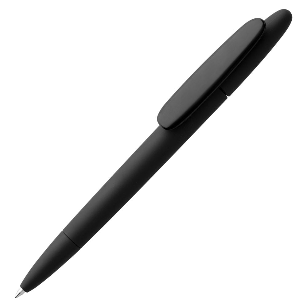 картинка Ручка шариковая Prodir DS5 TRR-P Soft Touch, черная от магазина Одежда+