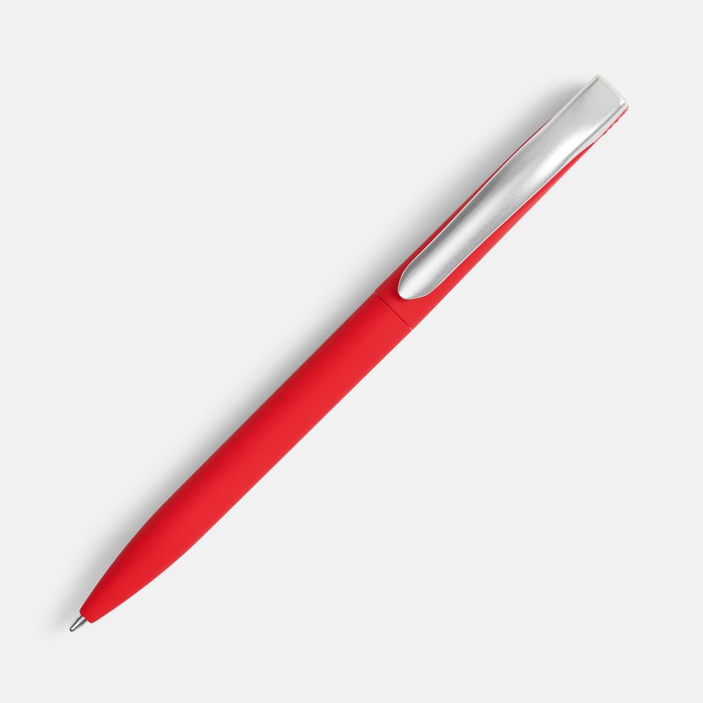 картинка Ручка шариковая Pin Soft Touch, красная от магазина Одежда+
