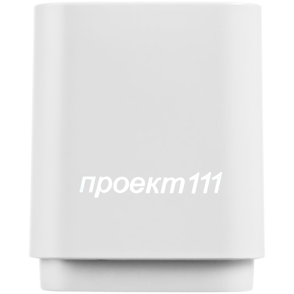 картинка Беспроводная колонка с подсветкой гравировки Glim, белая от магазина Одежда+