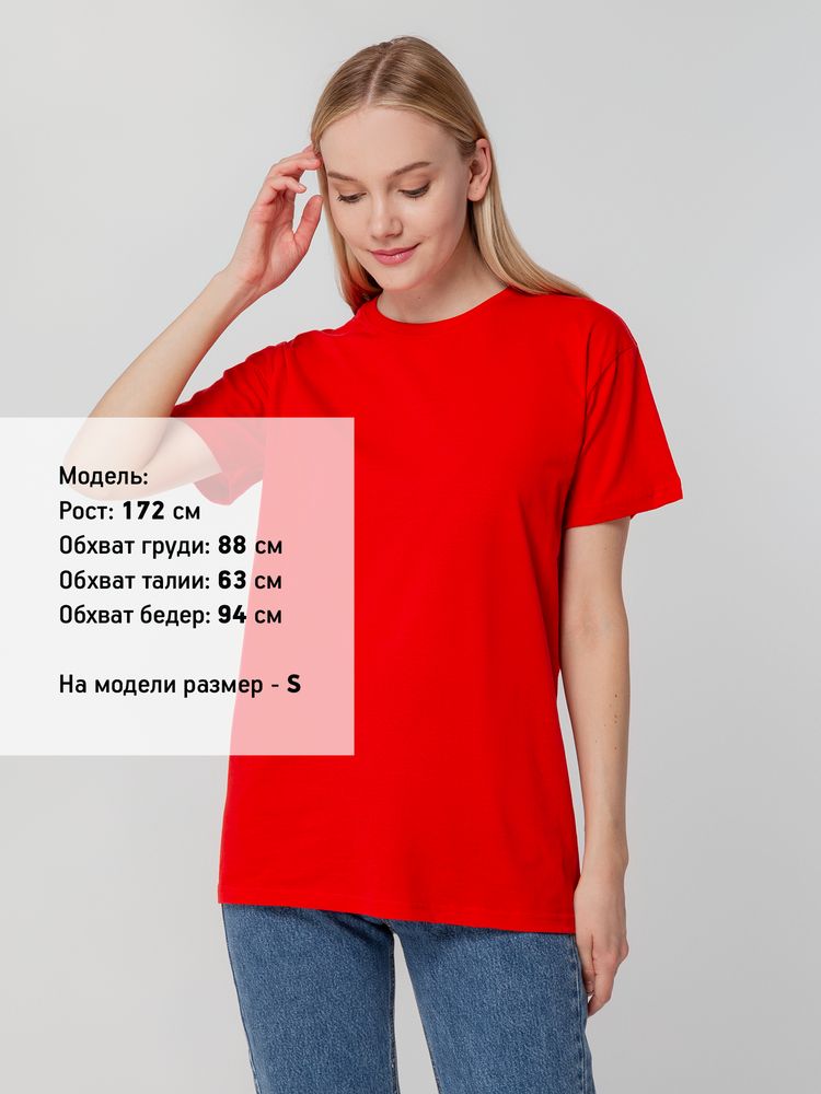 картинка Футболка унисекс T-bolka 140, красная от магазина Одежда+