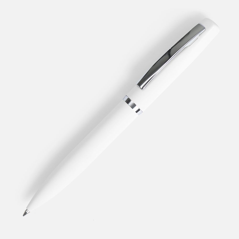 картинка Ручка шариковая Bolt Soft Touch, белая от магазина Одежда+