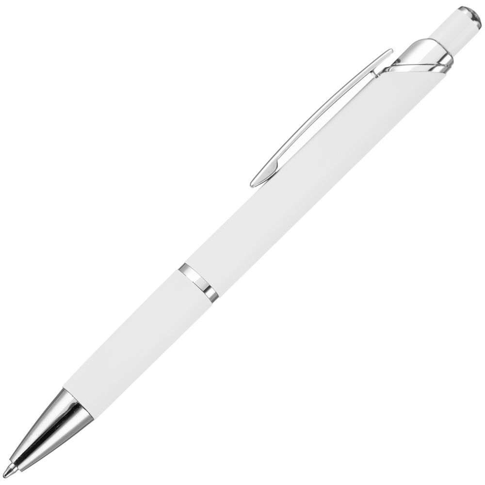 картинка Ручка шариковая Chromos Soft Touch, белая от магазина Одежда+