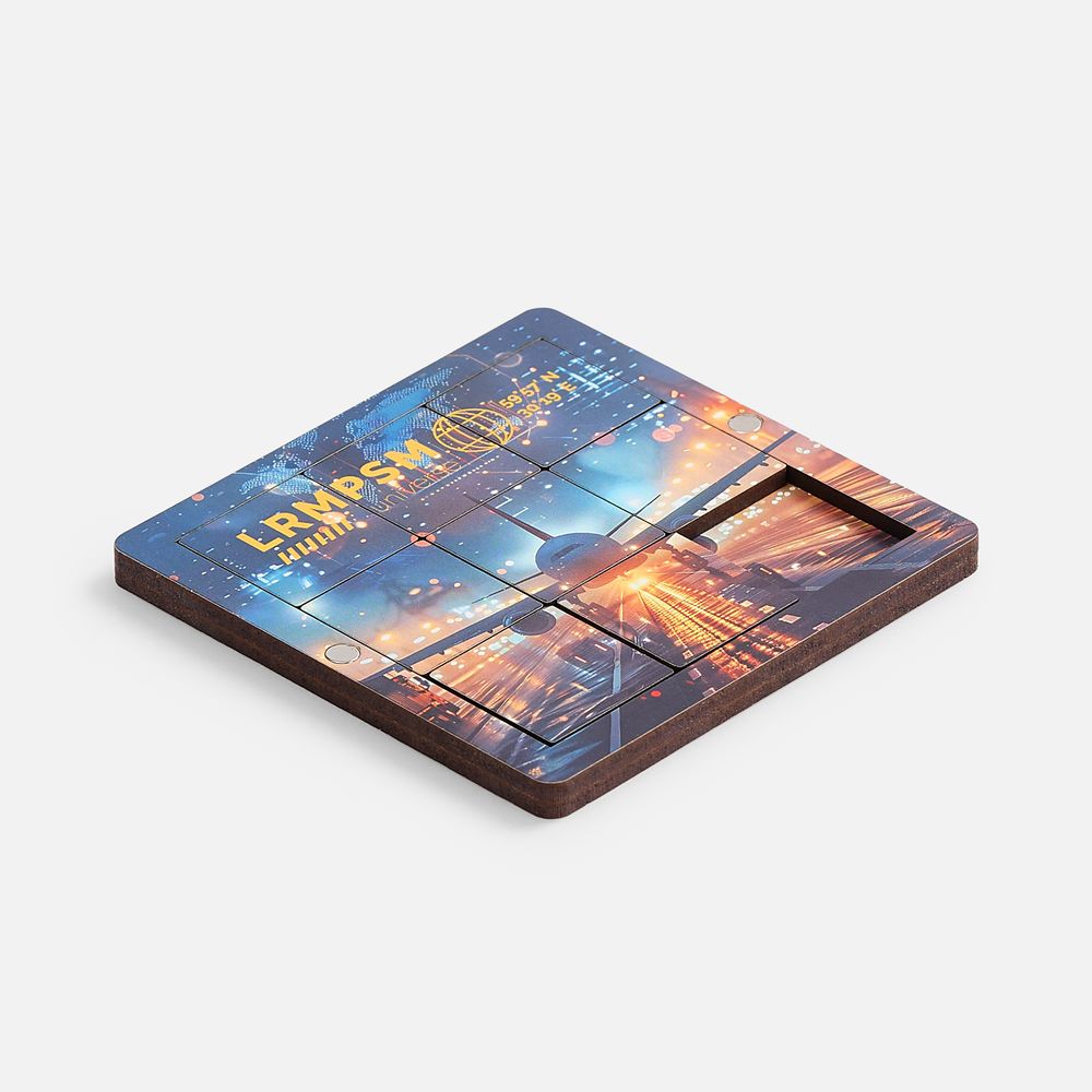 картинка Головоломка-пятнашки с крышкой PuzzleBox на заказ от магазина Одежда+