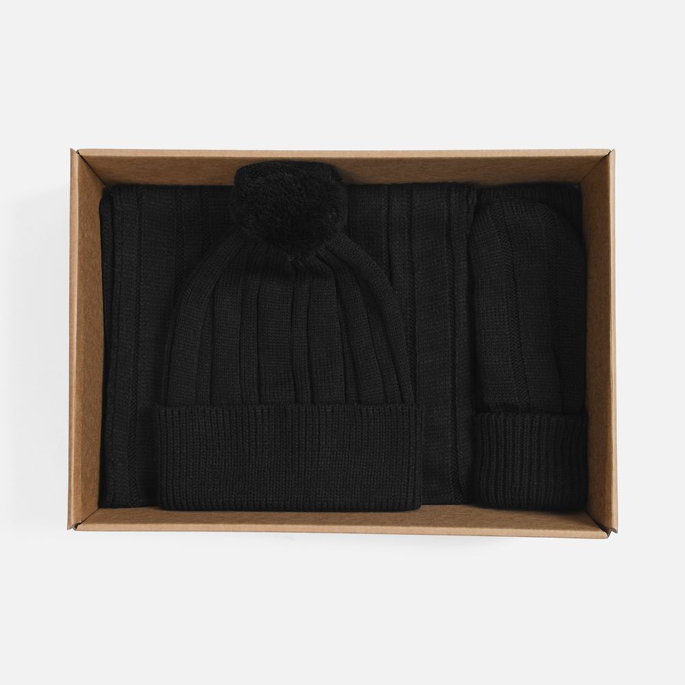 картинка Набор Knit Beat, черный от магазина Одежда+
