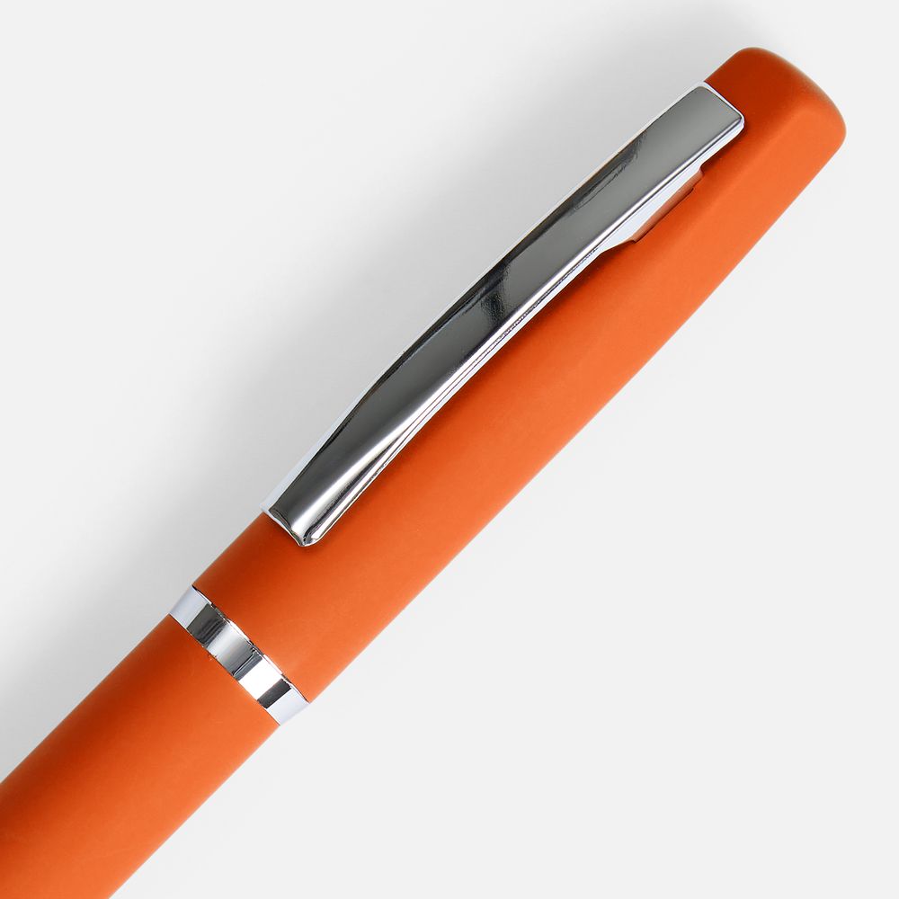 картинка Ручка шариковая Bolt Soft Touch, оранжевая от магазина Одежда+