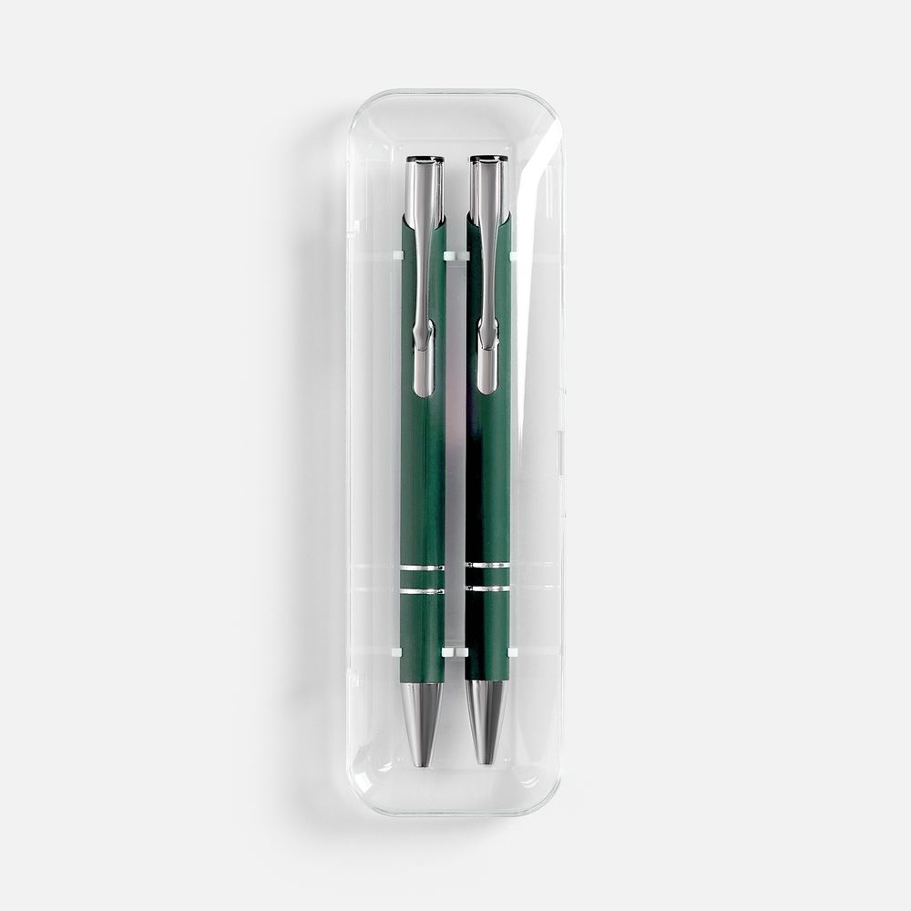 картинка Набор из 2 ручек Keskus Soft Touch, зеленый от магазина Одежда+