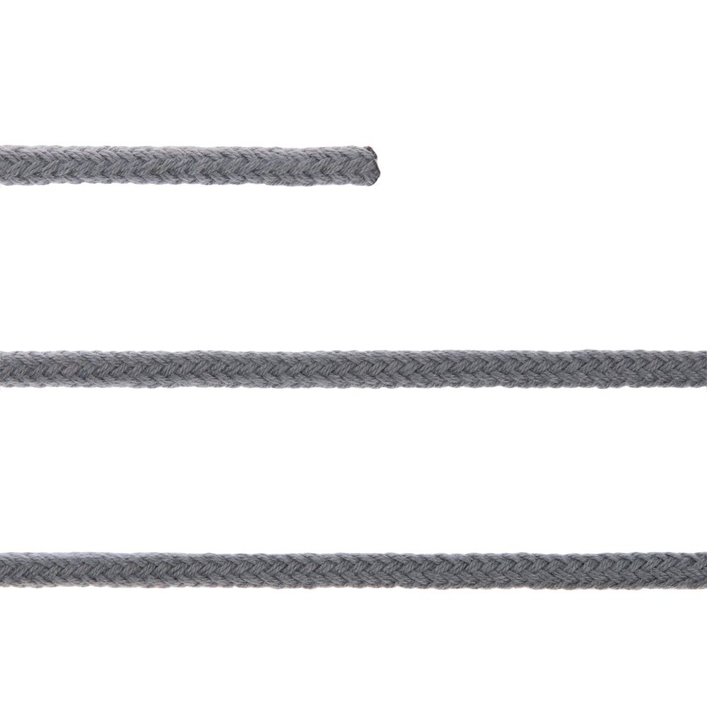картинка Круглый шнур Lasso M, серый, 90 см от магазина Одежда+