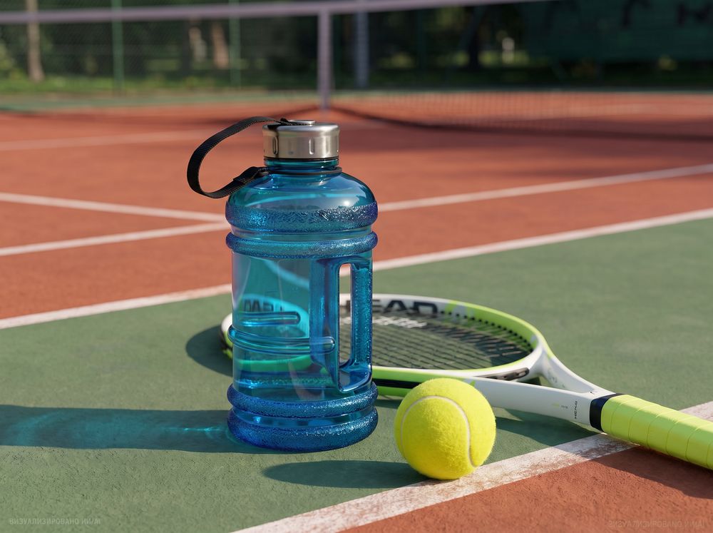 картинка Спортивная бутылка Practice, синяя от магазина Одежда+