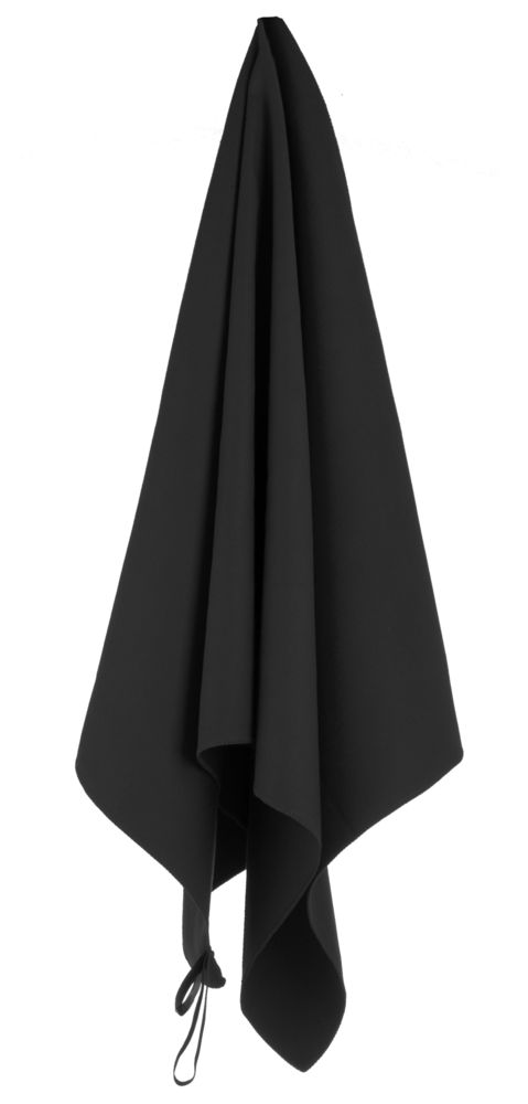 картинка Спортивное полотенце Atoll Large, черное от магазина Одежда+