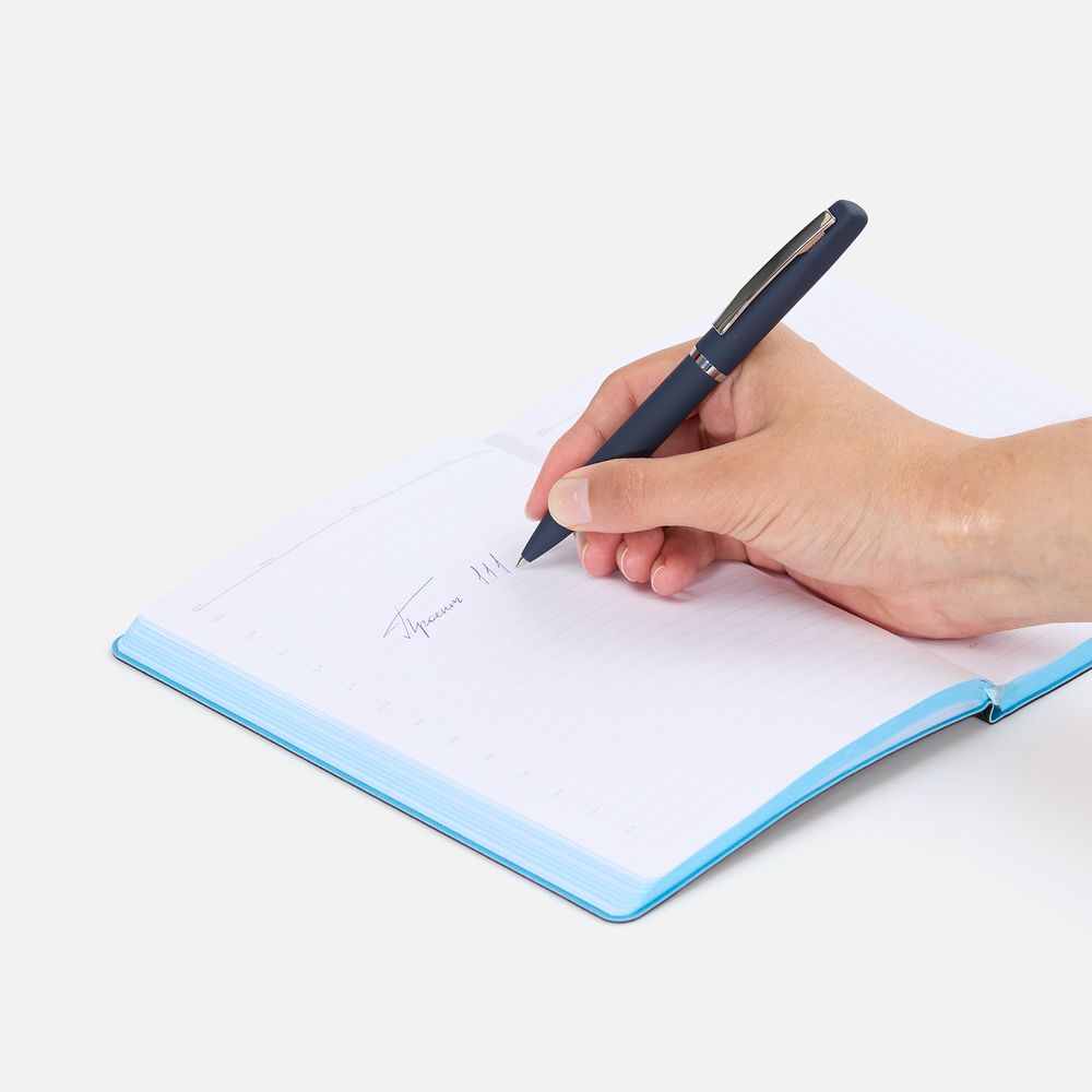 картинка Ручка шариковая Bolt Soft Touch, синяя от магазина Одежда+