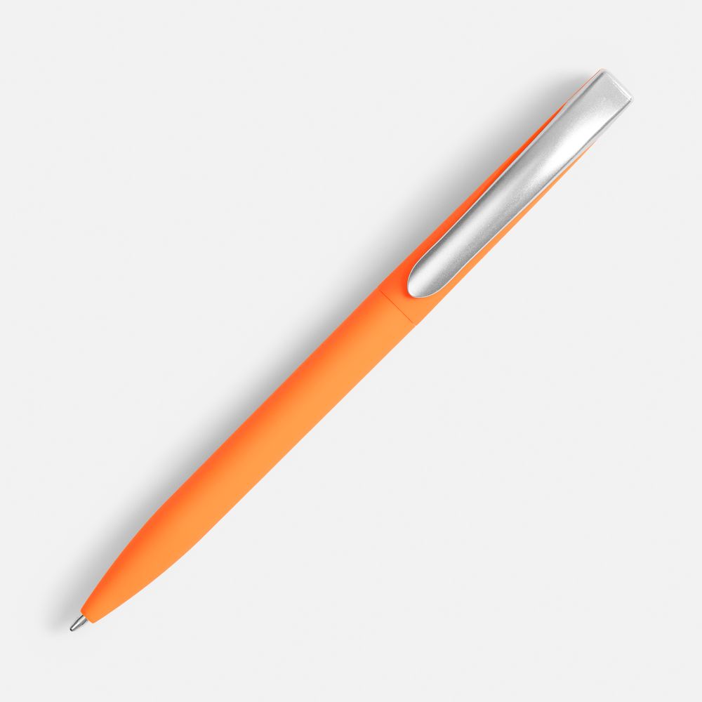 картинка Ручка шариковая Pin Soft Touch, оранжевая от магазина Одежда+