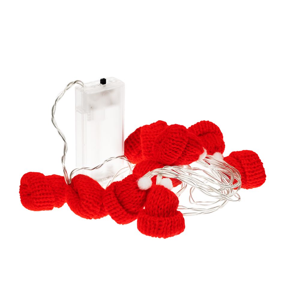 картинка Гирлянда Cosy Poms, красная от магазина Одежда+
