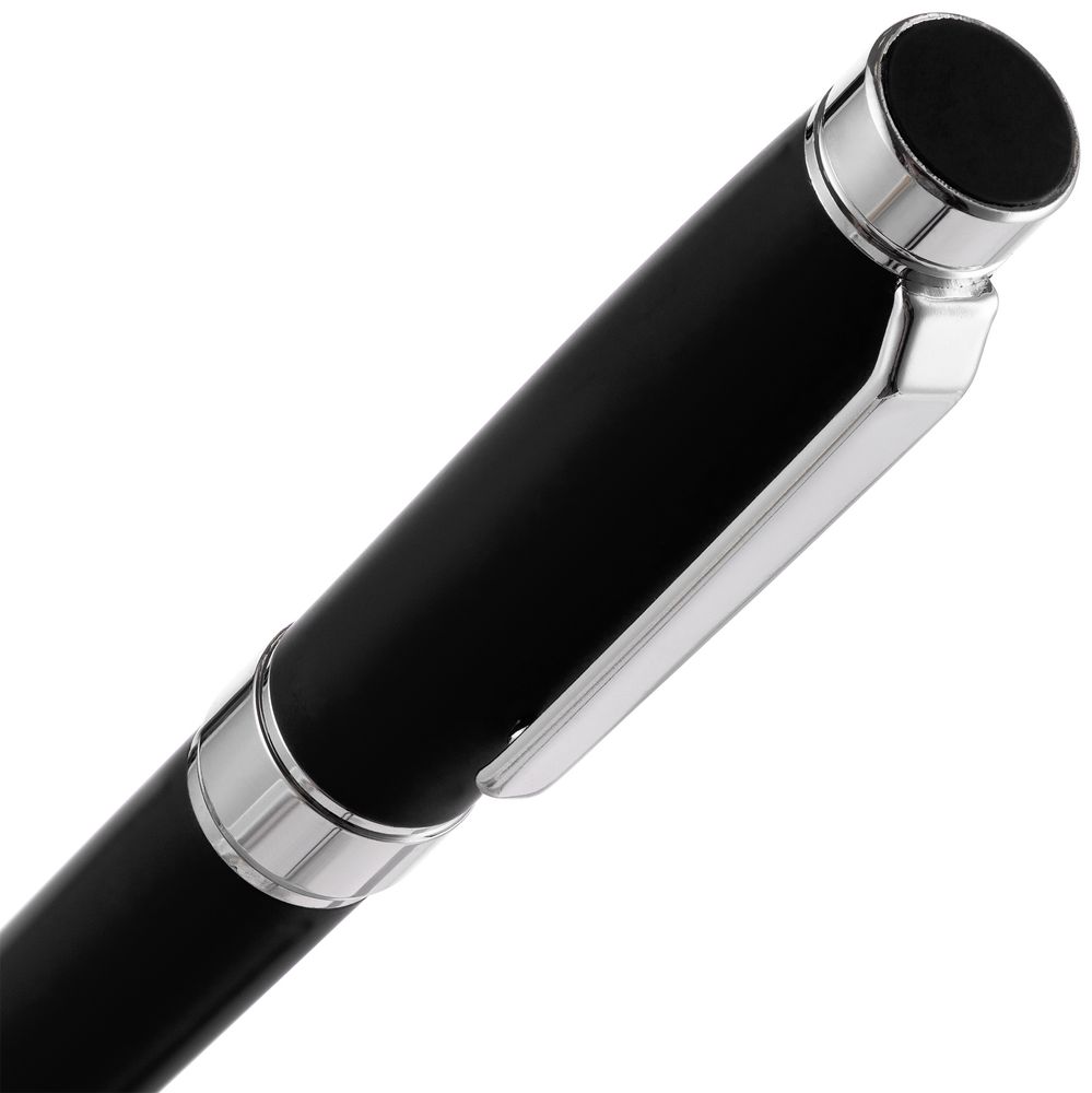 картинка Ручка шариковая Broad Ring Soft Touch, черная от магазина Одежда+