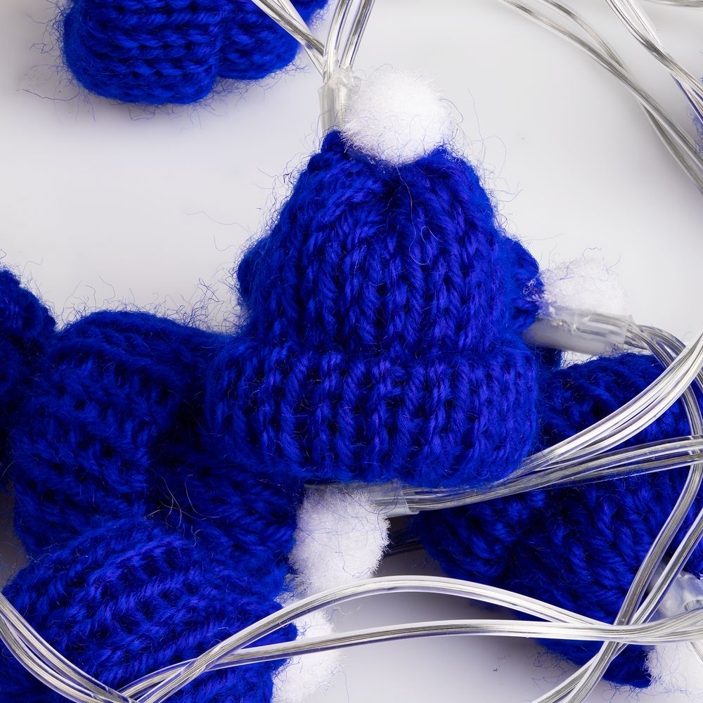 картинка Гирлянда Cosy Poms, синяя от магазина Одежда+
